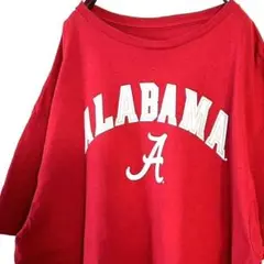 アラバマ ALABAMA ロゴ Tシャツ レッド 赤 古着