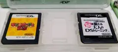 中古　Dsソフト（マリオパーティDS & 大人のDSトレーニング）ケース付き