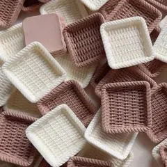 トレー　かご　デコパーツ　ミニチュア　20個