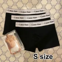 Calvin Klein ボクサーパンツ ブラック S 3枚セット【新品未使用】