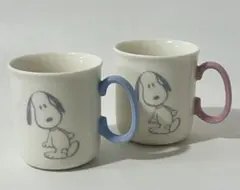 SNOOPY スヌーピー ペアマグカップ ヴィンテージ レトロ