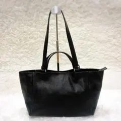 イアパピヨネ レザー 2ハンドルトートバッグ Sサイズ ブラック 極美品
