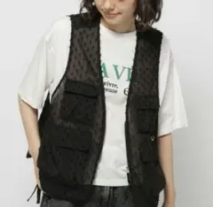 新品未使用　ニコアンド　シアーフィッシングベスト