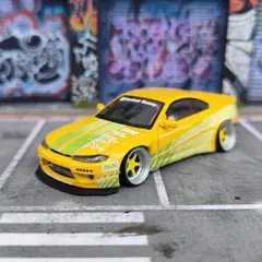 MINIGT トミカ改造 日産 S15 シルビア ワイスピ仕様☆ ホットウィールのサムネイル