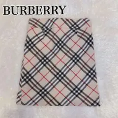 【美品】BURBERRY LONDONスカート ノバチェック ウール 40 L