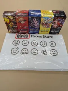 【Cross Store購入品・テープカット】 ワンピースカードゲーム5BOX