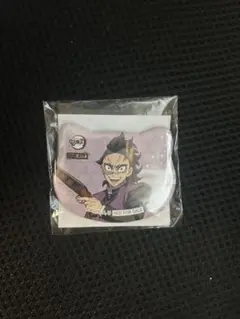 【新品未使用】鬼滅の刃 ねこ型缶バッジ 不死川玄弥 いこいの里めぐり 特別任務賞