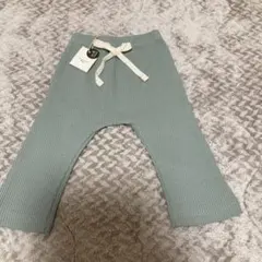 韓国子ども服mengxiaodou リブ編みボトムス 80