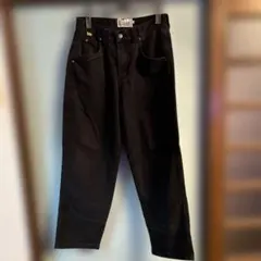 Dime ブラックデニムパンツ ストレート