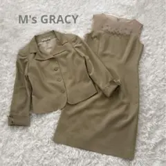 M's GRACY ノースリーブワンピース ＆ジャケット セットアップ