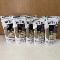 【新品】プロショップ専用 mania マニア フィンチ専用フード 1L × ５袋のサムネイル