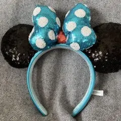 ディズニーカチューシャ スパンコールミニー