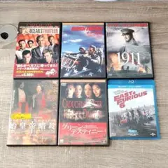 【映画】 アクション・ドラマ映画 6本セット 名作傑作 揃い DVD ブルーレイ