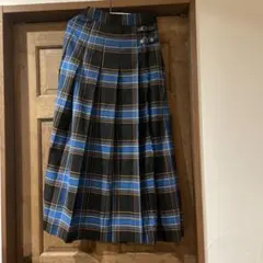 nikoand ニコアンド チェックツイルキルトスカート　Ｌ