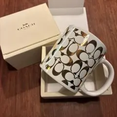 COACH ロゴ マグカップ　2個セット