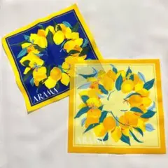 ARAMA TOKYO ミニスカーフ レモン2枚