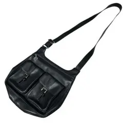 LONGCHAMP ロンシャン　ショルダーバッグ　ブラック　レザー