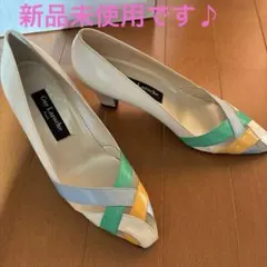 本日お値下げ^ ^Guy Laroche シースルーマルチカラー パンプスのサムネイル