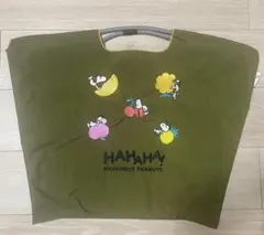 スヌーピー × ボールアンドチェーン エコバッグ 阪急百貨店限定デザイン　L