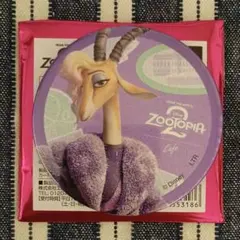 ズートピア2　オーマイカフェ　ガゼル　缶バッジ