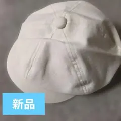 新品‼️　COMME CA ISM キャップ 50cm アイボリー　オマケシールのサムネイル