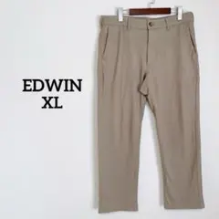 【エドウィン】チノパン　XL ジャーシーズ ベージュ クールフレックス
