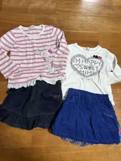 キッズ服 セット trols lapins KP　まとめ　女子　 80-95cm