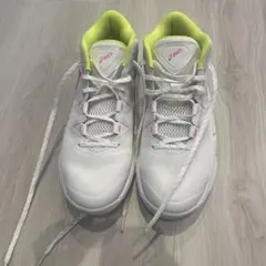 asics アンプレアルス2バスケットボールシューズ ホワイト/イエロー