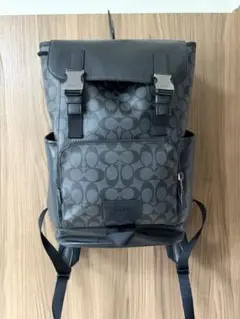 COACH コーチ メンズ バックパック ブラック 黒 レザー C2712のサムネイル