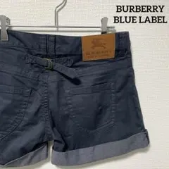 バーバリーブルーレーベル ショートパンツ 38 黒 ノバチェック Y2K