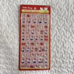正規品　正規品　キティ　サンリオ　ボンボンドロップ　mini シール　赤キティ