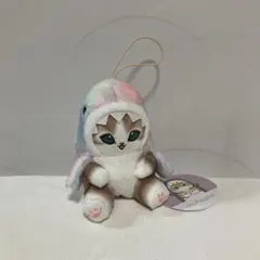 モフサンド マーブル パステルサメにゃん マスコットぬいぐるみ