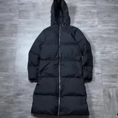 Adidas neo アディダス ロング ダウンコート ダウンジャケット 黒 M