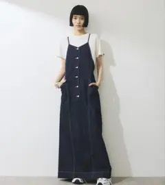 アダムエロペ　デニムキャミワンピース
