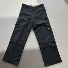 dickies 黒 ルーズフィット パンツ