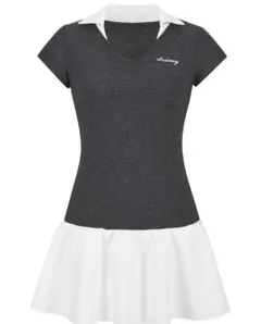 andwang layered polo mini onepiece