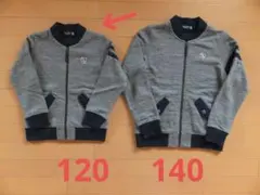 Black Bear ジップアップジャケット 120