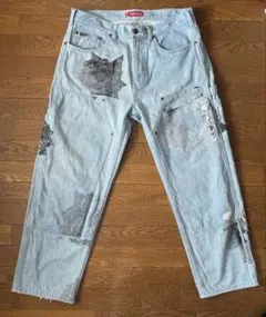 2025年最新】Supreme Nate Lowman Double Knee Painter Pantの