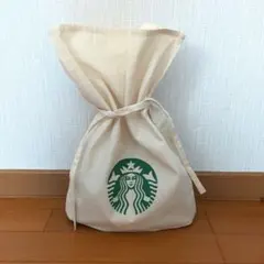 STARBUCKS ロゴ入り巾着トートバッグ