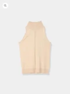 【新品未使用】American sleeve knit tops ベージュ