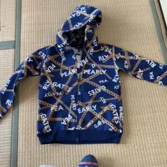 チェーン柄フード付きジャケット Lサイズ