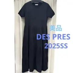 DES PRES ドライポリエステルコットン ハーフスリーブフレアワンピースのサムネイル