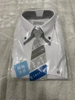 接触冷感 ホワイトワイシャツ　ビジネス
