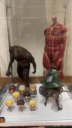 進撃の巨人　一番くじ　箱あり　超大型巨人　獣の巨人　リヴァイ　ちょこのっこ