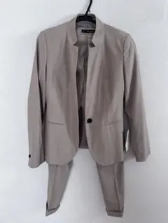 ZARA ベージュ スーツ ジャケット パンツ セットアップ 34