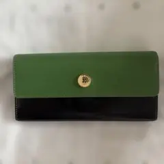 キタムラ　二色レザー長財布