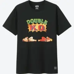 DOUBLE KO グラフィックTシャツ ブラック