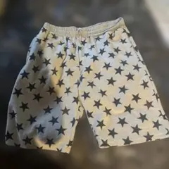 Panhord 星柄 ハーフパンツ グレー L
