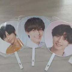 【値下げ】King & Prince　永瀬廉ウチワ　3本セット