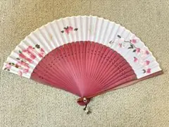 【韓国購入品】桜柄 扇子 収納袋付き